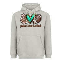 Moon Dust Peace love football Heavyweight Hoodie - HowdyJamesFarm