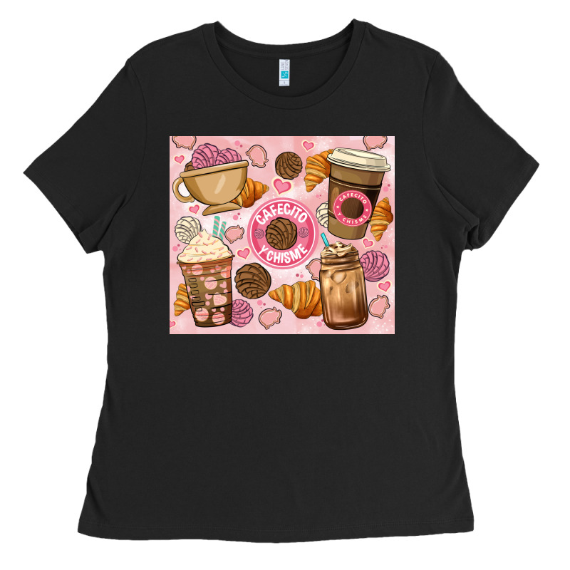 Cafecito Y Chisme. Ladies Tee by JahusDesignShop | Teevron