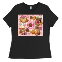 Black cafecito y chisme. Ladies Tee - JahusDesignShop