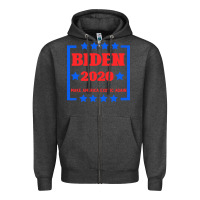Charcoal Heather Joe 2020 Zipper Hoodie - Bettercallsaul