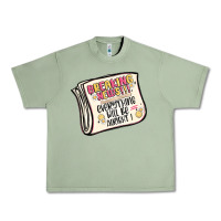Oil Green breaking news everything will be alright Urban Heavy Tee - MaliasSmallBusiness