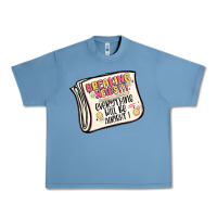 Pebble Blue breaking news everything will be alright Urban Heavy Tee - MaliasSmallBusiness