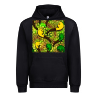 Black St. Patrick's pipe pattern digital paper Urban Hoodie - BundleAndBundleShop