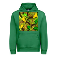 Emerald St. Patrick's pipe pattern digital paper Urban Hoodie - BundleAndBundleShop
