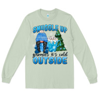 Matcha snuggle up gnomies it's cold outside Long Sleeve Tee - MaliasSmallBusiness