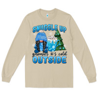 Snuggle Up Gnomies It's Cold Outside Long Sleeve Tee | Teevron