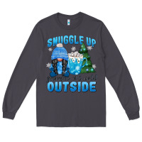Smoke snuggle up gnomies it's cold outside Long Sleeve Tee - MaliasSmallBusiness