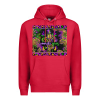 Cardinal mardi gras fleur de lis Premium Hoodie - CowGirlArtShop