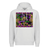 Dove Grey mardi gras fleur de lis Premium Hoodie - CowGirlArtShop