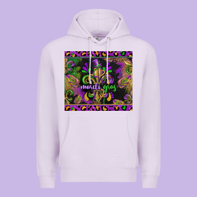 Mardi Gras Fleur De Lis Premium Hoodie Designed By Cowgirlartshop
