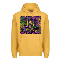 Mustard mardi gras fleur de lis Premium Hoodie - CowGirlArtShop