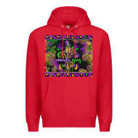 Red mardi gras fleur de lis Premium Hoodie - CowGirlArtShop
