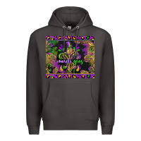 Smoke mardi gras fleur de lis Premium Hoodie - CowGirlArtShop