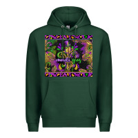 Sports Green mardi gras fleur de lis Premium Hoodie - CowGirlArtShop