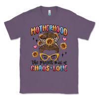 Lavender motherhood the perfect mix of chaos and love Classic Tee - MaliasSmallBusiness