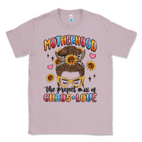 Lilac motherhood the perfect mix of chaos and love Classic Tee - MaliasSmallBusiness