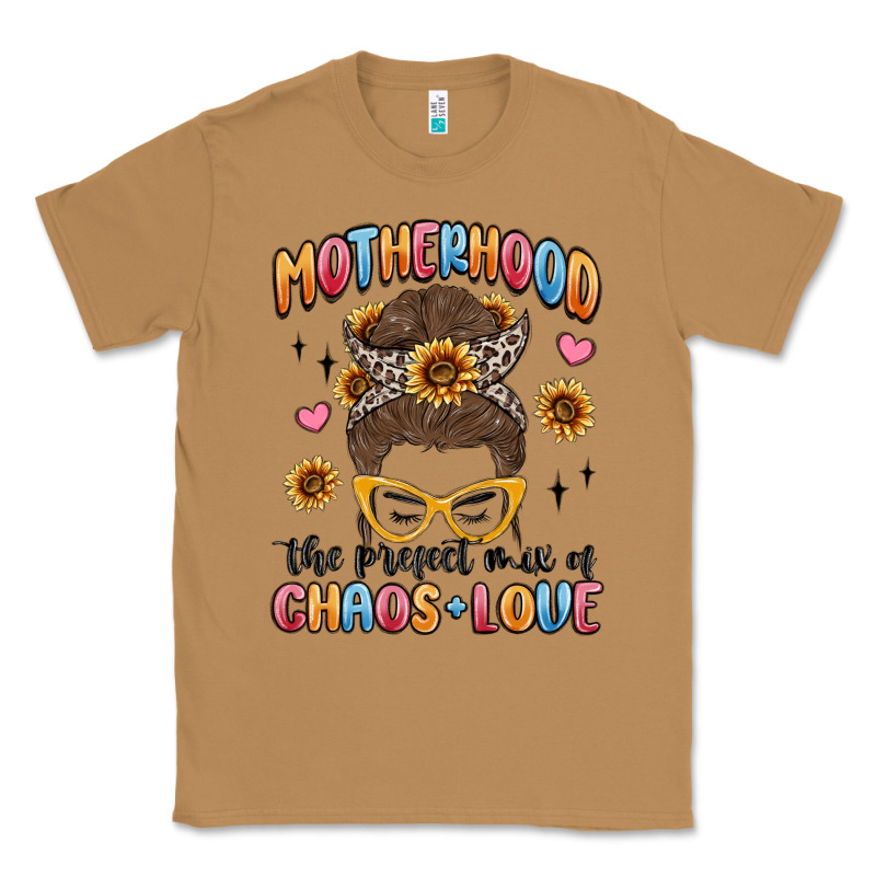 Motherhood The Perfect Mix Of Chaos And Love Classic Tee by MaliasSmallBusiness | Teevron