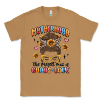 Toasted Coconut motherhood the perfect mix of chaos and love Classic Tee - MaliasSmallBusiness