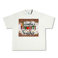 Pistachio santa's favorite teacher Urban Heavy Tee - AdoDesignShop