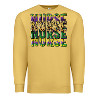 Antique Gold nurse mardi gras Premium Sweatshirt - CowGirlArtShop