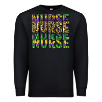 Black nurse mardi gras Premium Sweatshirt - CowGirlArtShop