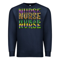 Navy nurse mardi gras Premium Sweatshirt - CowGirlArtShop