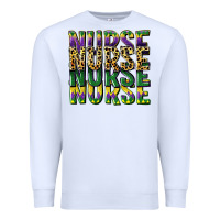 White nurse mardi gras Premium Sweatshirt - CowGirlArtShop