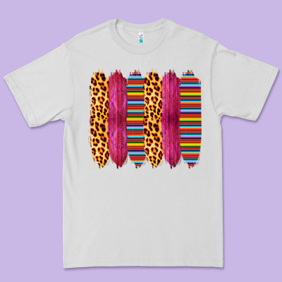 Pink Leopard Serape Brush Strokes Premium Tee Designed By Bettercallsaul