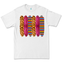 White Pink Leopard Serape Brush Strokes Premium Tee - Bettercallsaul