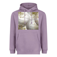 Lavender distressed volleyball pattern Heavyweight Hoodie - TumblerDesignByShophia