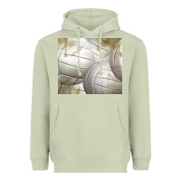 Matcha distressed volleyball pattern Heavyweight Hoodie - TumblerDesignByShophia