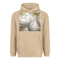 Mushroom distressed volleyball pattern Heavyweight Hoodie - TumblerDesignByShophia