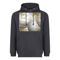 Smoke distressed volleyball pattern Heavyweight Hoodie - TumblerDesignByShophia