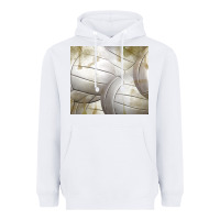 White distressed volleyball pattern Heavyweight Hoodie - TumblerDesignByShophia