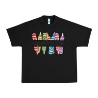 Black custom crayons Urban Heavy Tee - MaliasSmallBusiness