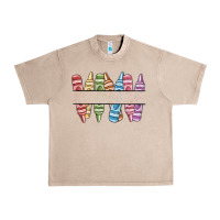 French Oak custom crayons Urban Heavy Tee - MaliasSmallBusiness