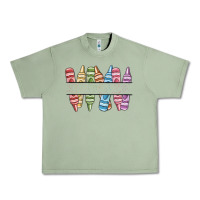 Oil Green custom crayons Urban Heavy Tee - MaliasSmallBusiness