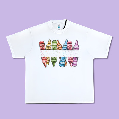 Custom Crayons Urban Heavy Tee Designed By Maliassmallbusiness