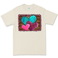 Bone valentine's day hearts turquoise heart Premium Tee - AdoDesignShop