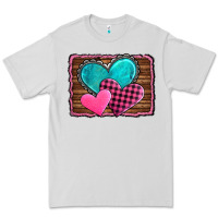 Dove Grey valentine's day hearts turquoise heart Premium Tee - AdoDesignShop