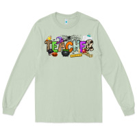 Matcha halloween teacher Long Sleeve Tee - NancyCooperArtShop