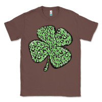 Chestnut leopard shamrock Classic Tee - MaliasSmallBusiness