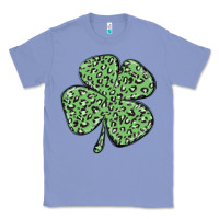 Colony Blue leopard shamrock Classic Tee - MaliasSmallBusiness