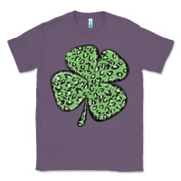Lavender leopard shamrock Classic Tee - MaliasSmallBusiness
