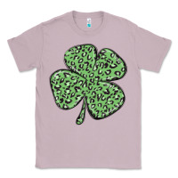Lilac leopard shamrock Classic Tee - MaliasSmallBusiness