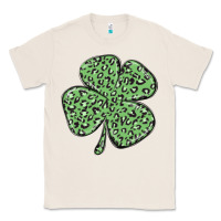 Natural leopard shamrock Classic Tee - MaliasSmallBusiness