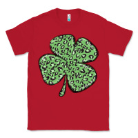 Red leopard shamrock Classic Tee - MaliasSmallBusiness