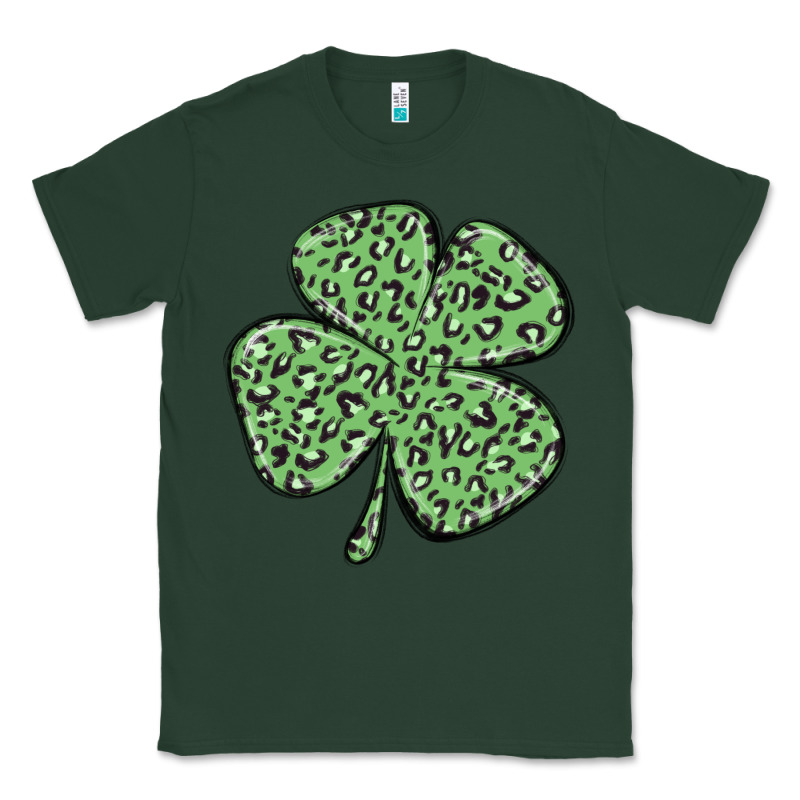 Leopard Shamrock Classic Tee by MaliasSmallBusiness | Teevron