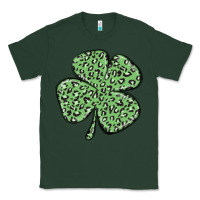 Sports Green leopard shamrock Classic Tee - MaliasSmallBusiness