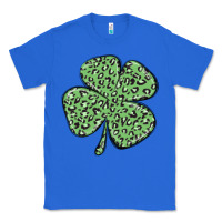 True Royal leopard shamrock Classic Tee - MaliasSmallBusiness